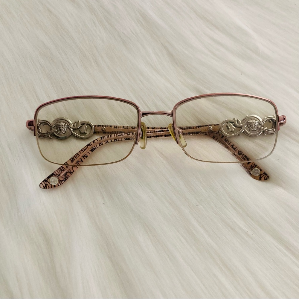 🌀Versace VE1199 Metal Frame Rose Gold Eyeglasses - Picture 3 of 11